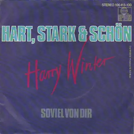 Harry Winter - Hart, Stark & Schön