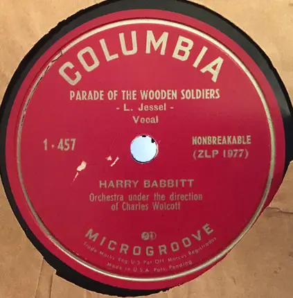 Harry Babbitt - Parade Of The Wooden Soldiers / The Teddy Bear's Picnic