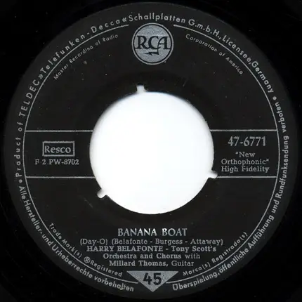 Harry Belafonte - Banana Boat