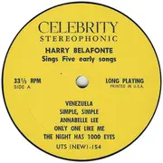 LP - Harry Belafonte With The Islanders - An Evening Of Folk Songs And Calypso