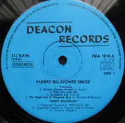 LP - Harry Belafonte / The Bob Jones Singers - Songs Of The Land - Harry Belafonte Sings Five Early Songs