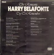 LP - Harry Belafonte - The Romantic Harry Belafonte, Try To Remember - CLUB EDITION