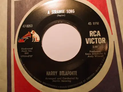 Harry Belafonte - A Strange Song / Sunflower