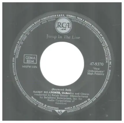 Harry Belafonte - Jump In The Line