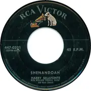 7inch Vinyl Single - Harry Belafonte - Scarlet Ribbons (For Her Hair) / Shenandoah