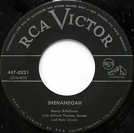 Harry Belafonte - Shenandoah • Scarlet Ribbons