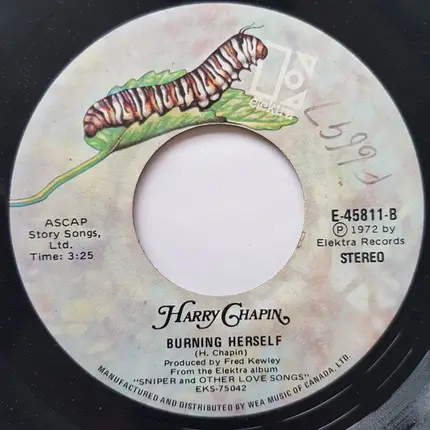 Harry Chapin - Sunday Morning Sunshine / Burning Herself