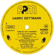 LP - Harry Dettmann - Komm Mit Nach Tennessee