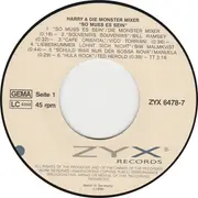 7inch Vinyl Single - Harry & Die Monster Mixer - So Muss Es Sein