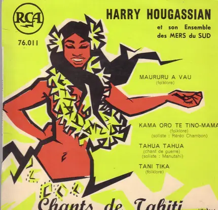 Harry Hougassian - Chants De Tahiti