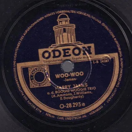 Harry James und das Boogie Woogie Trio - Woo-Woo / Cherry
