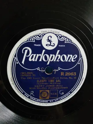 Harry James And His Orchestra / Harry James And The Rhythm Section - Memphis Blues/ Sleepy Time Gal