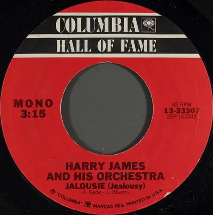 Harry James And His Orchestra - Jalousie / Cherry
