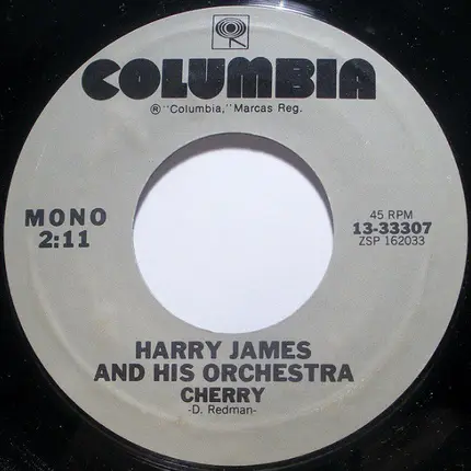 Harry James And His Orchestra - Jalousie / Cherry