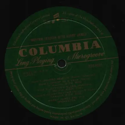Harry James And His Orchestra - Rhythm Session With Harry James