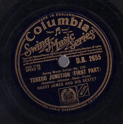 Harry James & His Sextet - Tuxedo Junction