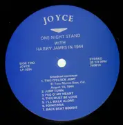 LP - Harry James - One Night Stand With... In 1944