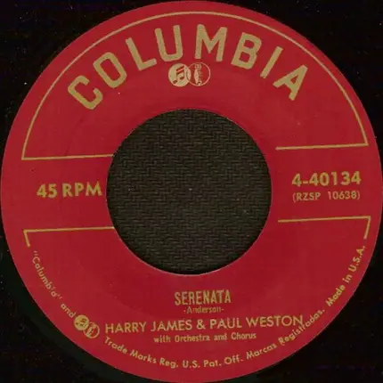 Harry James & Paul Weston And His Orchestra - O, Mein Papa