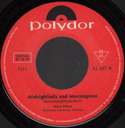 Harry Peters - Midnightlady Und Morningman