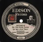 Harry Raderman's Jazz Orchestra - Do You Ever Think Of Me / Arabia