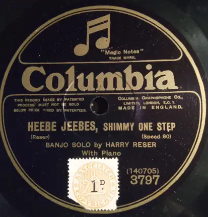 Harry Reser - Ukulele Lady / Heebe Jeebes