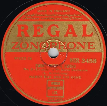 Harry Roy And His Band - Drummer Boy / Struttin' With Some Barbeque