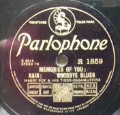 Harry Roy's Tiger Ragamuffins - Memories Of You / Rain / Goodbye Blues / It Don't Mean A Thing / Happy Feet / Everybody Loves My Ba