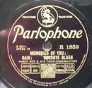 Schellack - Harry Roy's Tiger Ragamuffins - Memories Of You / Rain / Goodbye Blues / It Don't Mean A Thing / Happy Feet / Everybody Loves My Baby / I Got Rhythm