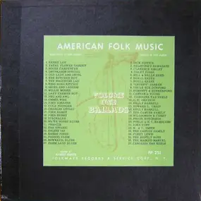 Harry Smith - Anthology Of American Folk Music Volume One: Ballads