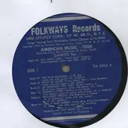 Double LP - Harry Smith - Anthology Of American Folk Music Volume Two: Social Music - booklet