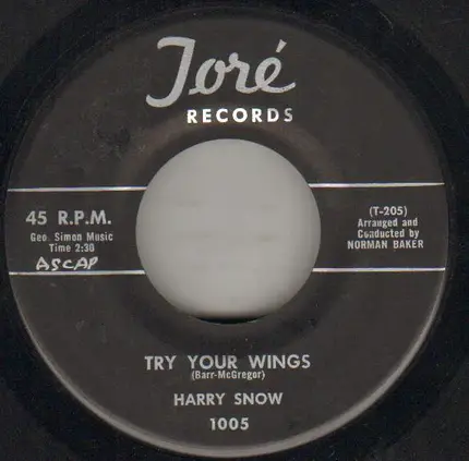Harry Snow - Try Your Wings / Hapiness Hill