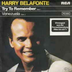 Harry Belafonte - Try To Remember