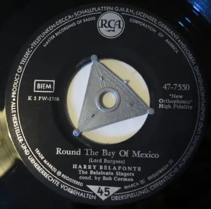 Harry Belafonte - Round The Bay Of Mexico / Fifteen