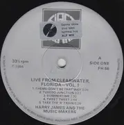 LP - Harry James and His Music Makers - Live At Clearwater, Florida Vol. 1
