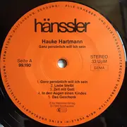 LP - Hauke Hartmann - Ganz Persönlich Will Ich Sein