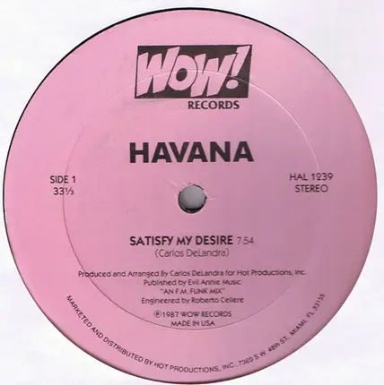 Havana - Satisfy My Desire