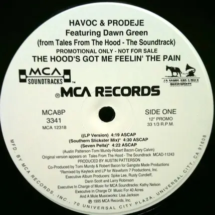 Havoc & Prodeje Featuring Dawn Green - The Hood's Got Me Feelin' The Pain
