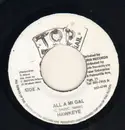 7inch Vinyl Single - Hawkeye - All A Mi Gal / Version