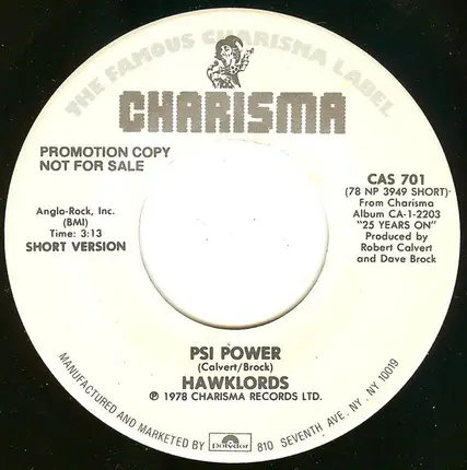 Hawklords - PSI Power