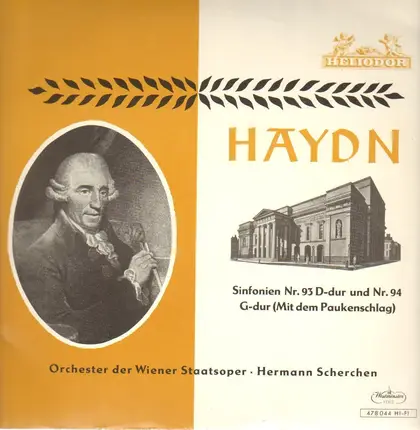 Haydn - H. Scherchen w/ Wiener Staatsoper - Sinfonien Nr. 93 D-dur & Nr.94 G-dur