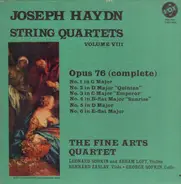 Haydn , The Fine Arts Quartet - String Quartets Volume VIII