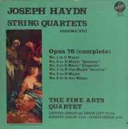 Haydn , The Fine Arts Quartet - String Quartets Volume VIII