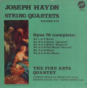 Franz Joseph Haydn - String Quartets Volume VIII