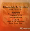 LP - Haydn / Bartok - Konzert Für Violoncello Und Orchester Nr. 1 C-dur / Konzert Für Viola Und Orchester