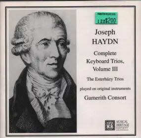 Franz Joseph Haydn - Complete Keyboard Trios, Volume III