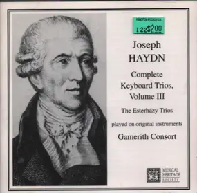 Haydn - Complete Keyboard Trios, Volume III
