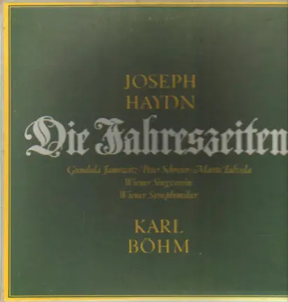 Haydn/Karl Böhm, Wiener Symphoniker, Wiener Singverein - Die Jahreszeiten  Oratorium