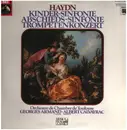 LP - Haydn - Kinder-Sinfonie, Abschieds-Sinfonie, Trompetenkonzert,, Orch de Chambre Toulouse, Armand, Calvayrac - quadrophonic, gatefold