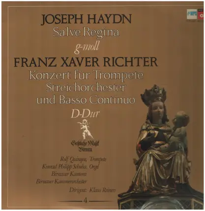 Haydn / Richter - Salve Regina g-moll / Konzert für Trompete Streichorchester und Basso Continuo D-Dur