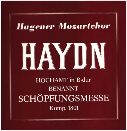 Haydn - Schöpfungsmesse